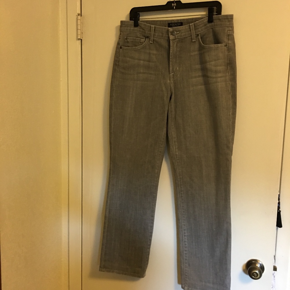 Vizcaino Gray Jeans Size 12